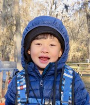 IMG_6087 Phelan after a powdered Doughnut, Stephen F. Austin State Park