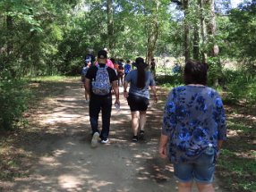 IMG_1853 Hiking on the trail, Camp Mohawk County Park, Alvin, TX