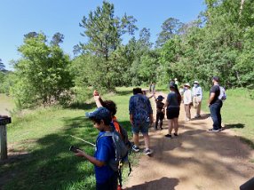 IMG_1864 Hiking on the trail, Camp Mohawk County Park, Alvin, TX