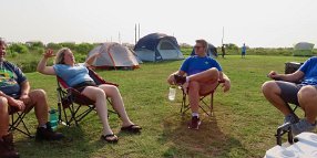 IMG_0786 morning discussions, Galveston Island State Park, TX