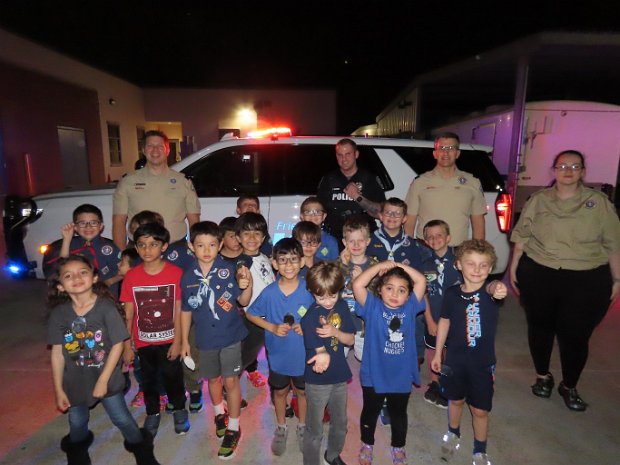 Friendswood Police Dept March 5, 2024 - Visiting the Friendswood Police Department