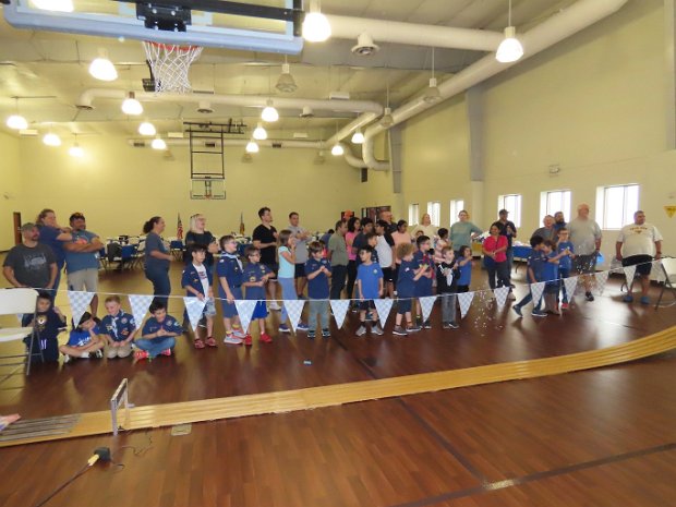 Pinewood Derby Feb 2024 Saturday Feb 10th, 2024 Blue and Gold Banquet and Pinewood Derby