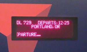 IMG 8818  That's 12:25 AM,  Delta Flight 729 from Anchorage to Portland, OR