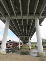 IMG 5406  Bridge over Ship Creek, Anchorage, AK