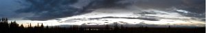 Talkeetna-DenaliOverviewDusk-2  View from Talkeetna Lodge of Denali at Dusk