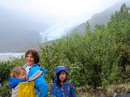 IMG 7371  Standing in front of Exit Glacier, Kenai Fjords National Park