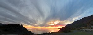 BelugaPoint  Beluga Point at Sunset