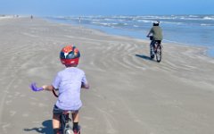 IMG_5815 Cycling on the beach, Padre Island National Seashore