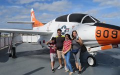 IMG_5346 Artiman, Bo, Arsheda, Mina, T2C-Buckeye, USS Lexington Museum, Corpus Christi, Tx