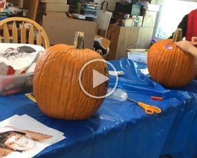 IMG_0014 Time lapse of Phelan removing the top of the pumpkin