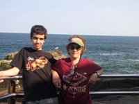 IMG 4698  Chris and Regina, Thunder Hole, Acadia NP