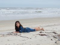 IMG 6270  Megan on the Beach, Padre Island National Seashore