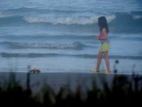 IMG 5513  Megan with her amphibious RC vehicle, South Padre Island, TX