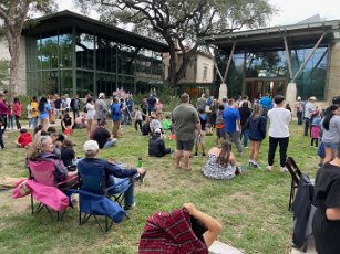 IMG_7952 Folks also gathered to watch the eclipse, The Witte Museum, San Antonio, TX