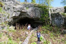 IMG_1305 Outside Suzy's Cave, Tobin Harbor, Isle Royale National Park