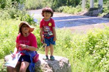 IMG_2345 Megan and Phelan by the Cuyahoga River, Cuyahoga Valley National Park