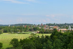 IMG_2625 View of town of Gettysburg from Oak Ridge Observation Tower, Gettysburg National Military Park