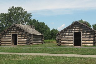 IMG_2545 Muhlengerg Brigade Replica wooden cabins, Valley Forge National Historical Park