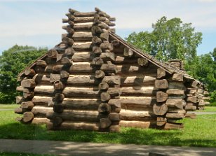 IMG_2548 Muhlengerg Brigade Replica wooden cabin, Valley Forge National Historical Park