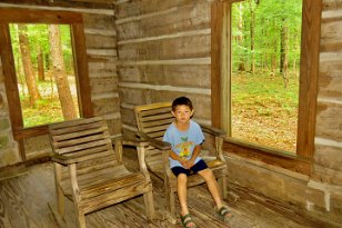 IMG_3815 Log Cabin, Green Mountain Nature Trail, Huntsville, AL