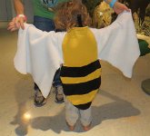 IMG 7868  Phelan trying on a bumblebee costume, Virginia Children's Museum, Portsmouth, VA
