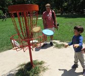 IMG_3583 Jimmy and Phelan, Disc Golf, Bayville Farms, Virginia Beach, VA